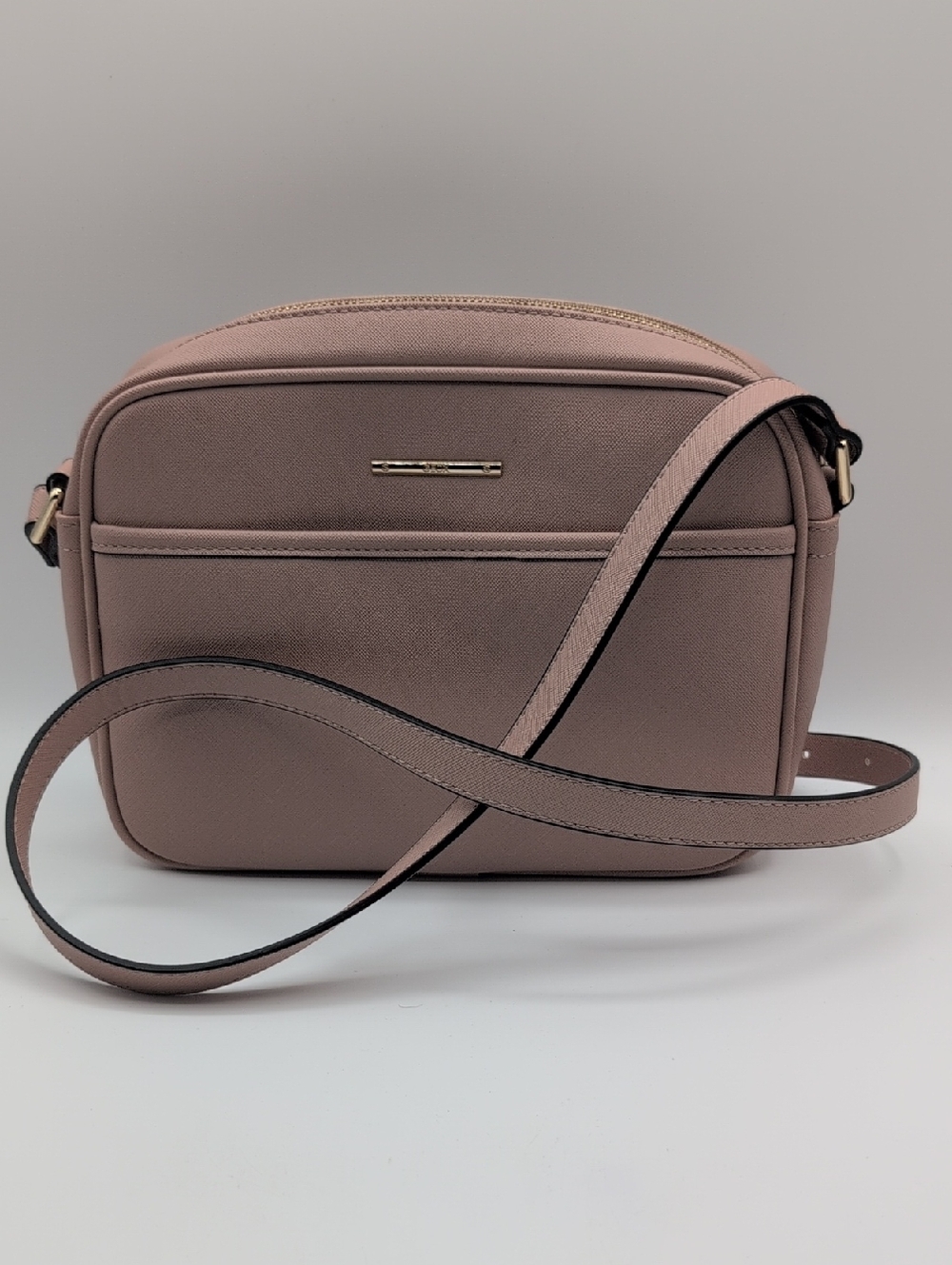 Geox | Celeste Women's Blush Pink Crossbody Bag - Minimal Leather-Style Design